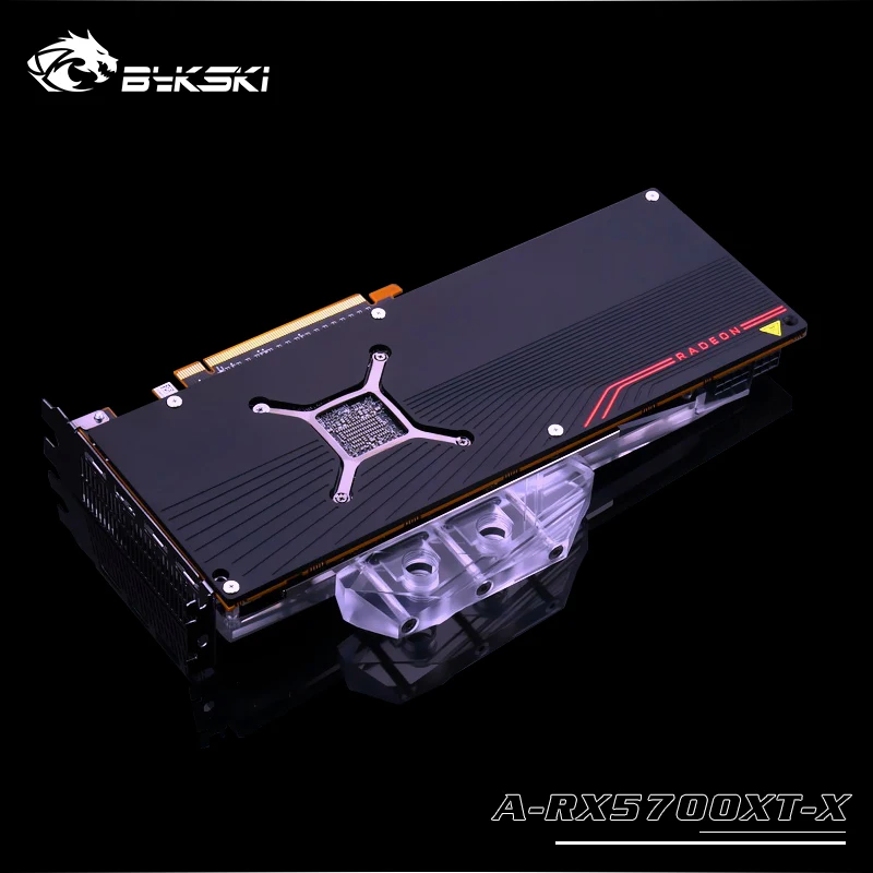 Видеокарта Bykski RX5700XT/5700 с полным покрытием графическая карта AURA SYNC A-RX5700XT-X |