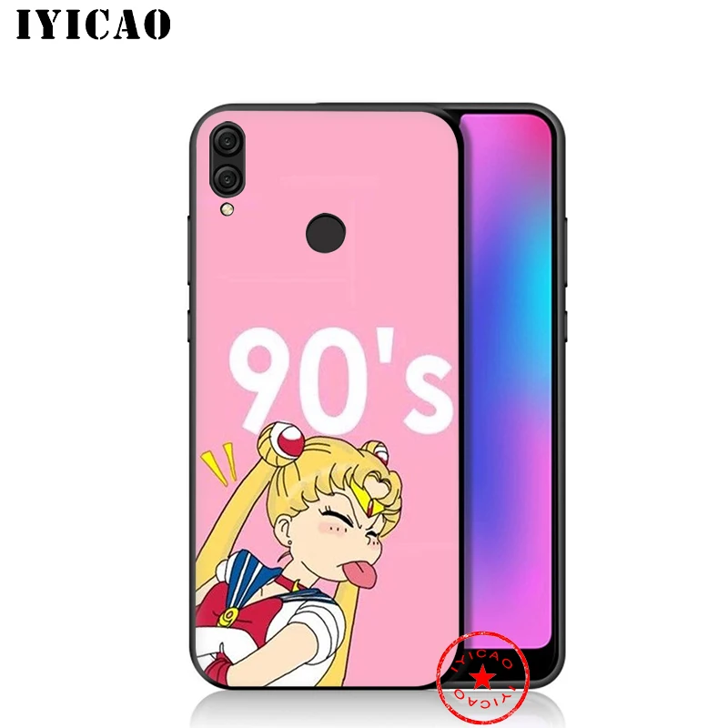 Мягкий чехол IYICAO Sailor Moon Anime для Huawei Honor 20 10 9X 9 8C 8X 8 7X 7C 7A 6A Nova 5i 4 3i 2 2i Lite Pro View Note |