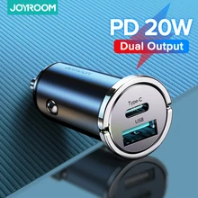 Joyroom 20W Car Charger Type C PD Fast Charging Charger in Car Quick Charge 3.0 Car USB Charger For iPhone 13 12 Pro Max Xiaomi