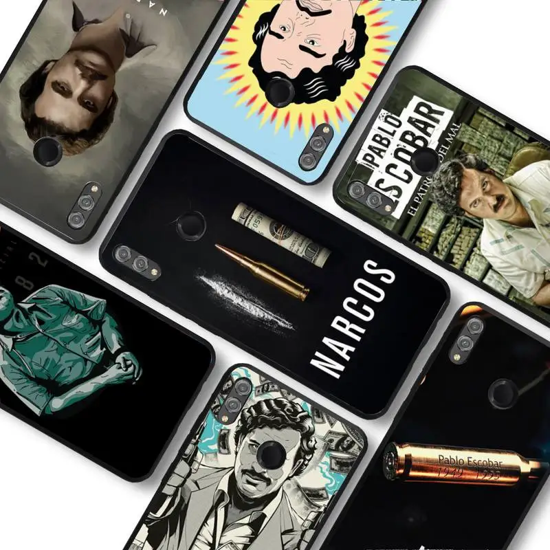 

Narcos TV Series Pablo Escobar Phone Case For Huawei honor10Lite 10i 20 8x 10 Funda for Honor9lite 9xpro Back Coque