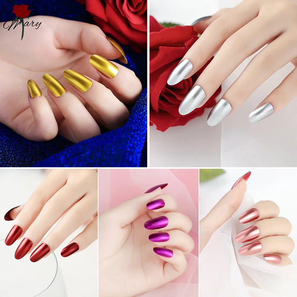 

BZ 16 Colors Hot Selling Nail Polish 8ml Metallic Mirror Polish Nail Polish Art Decoration