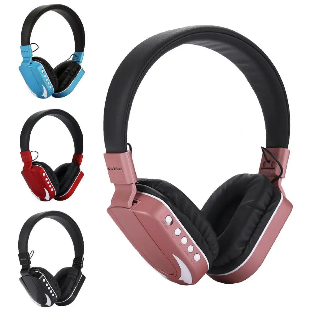 BS77 3 5 мм наушники Bluetooth 4 1 светящиеся из АБС-пластика Hi-Fi тяжелый бас стерео музыка
