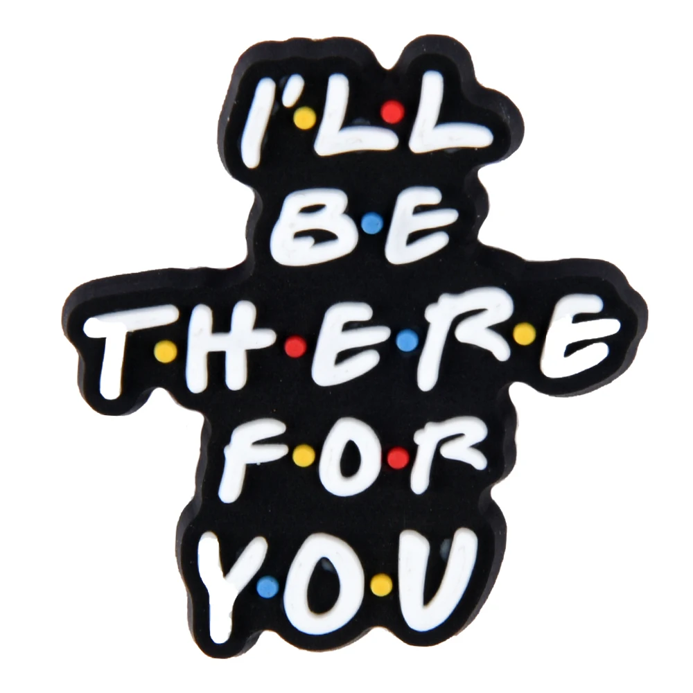 New Arrival Classic American Drama Croc Shoe Charms Friends Joey Clog Shoes Decoration Smelly Cat Unagi Central Perk Accessories