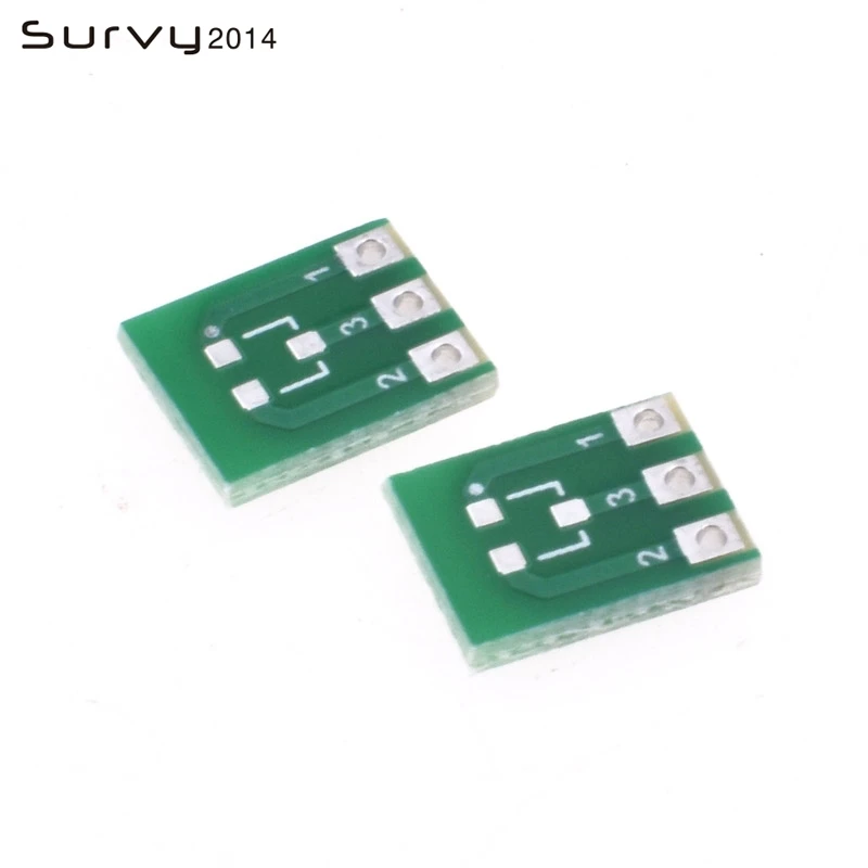 20 шт Двухсторонний SMD SOT23-3 для DIP SIP3 адаптер печатной платы DIY конвертер
