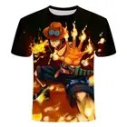 Цельная Мужская футболка с японским 3d аниме, удобная летняя футболка для мужчин манга графическое, детский топ с аниме