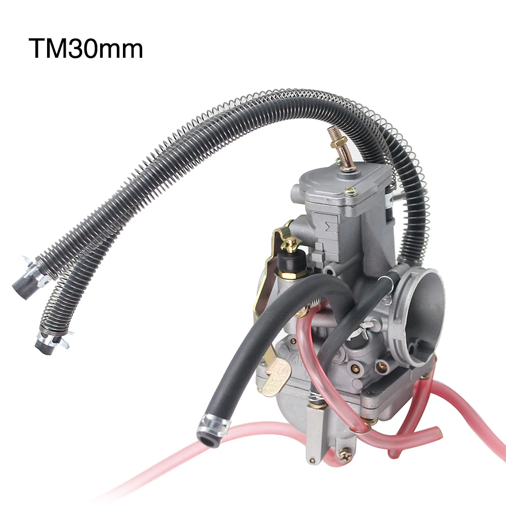 30mm ZSDTRP Карбюратор Комплект для Mikuni TM28 TM30 TM32 TM34 ATV мотоцикл Yamaha DT200S TMX30 плоский скользящий карбюратор - Цвет: 30mm