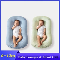 0 6 12m portable baby nest bed cribs for baby newborn baby lounger cotton baby nest bed co sleeping bed baby photography props