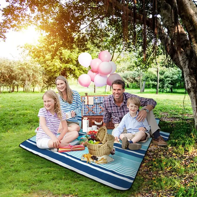 Одеяло для пикника на открытом воздухе водонепроницаемое складываемый коврик