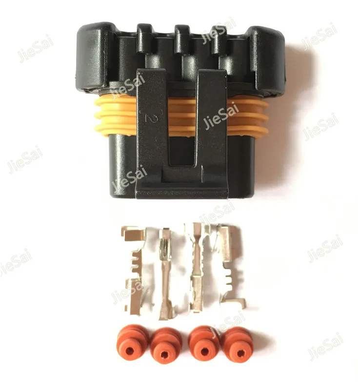Фото Разъем генератора серии GM LS 4 Pin 12186568 Female Delphi автомобильный Автомобильный разъем для Hummer H2 6.2L кислородный датчик O2 №4