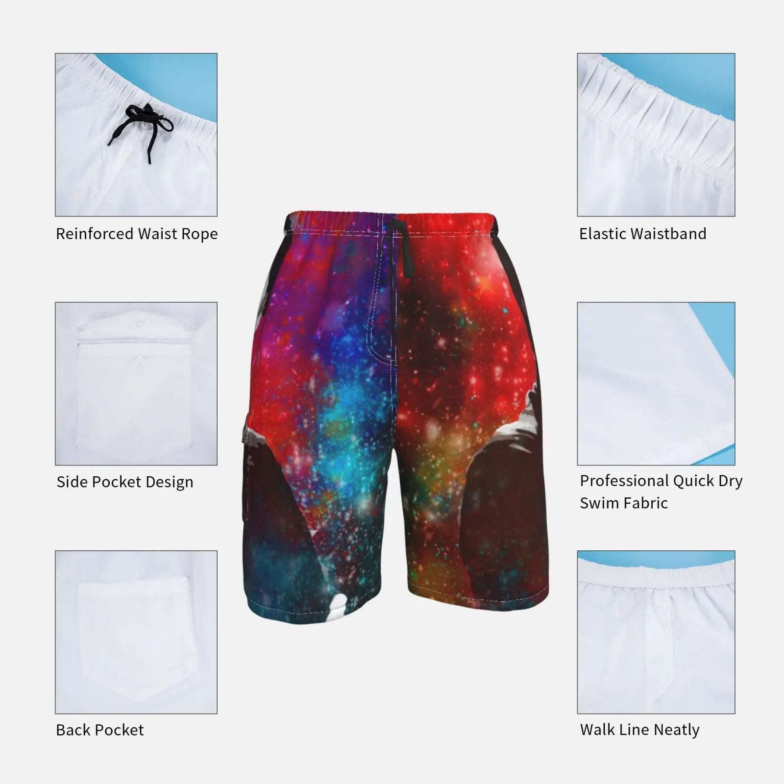 Пляжные шорты будьте крутыми как Карл Космос наука Саган академическое интервью