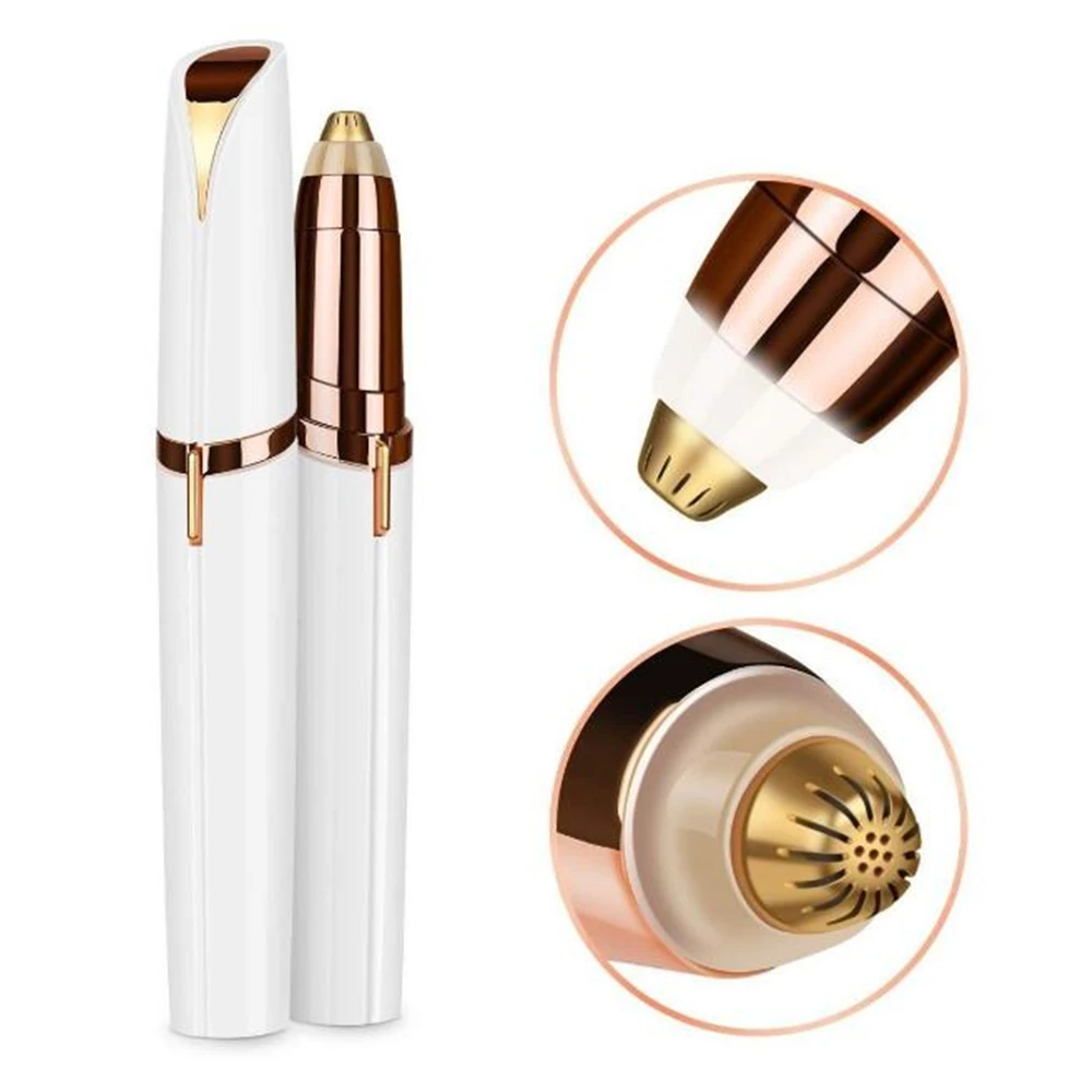 

Electric Eyebrow Trimmer Painless Eye Brow Epilator Eye Brow Shaper Shaver Razor Facial Hair Remover Makeup Tools Accessories