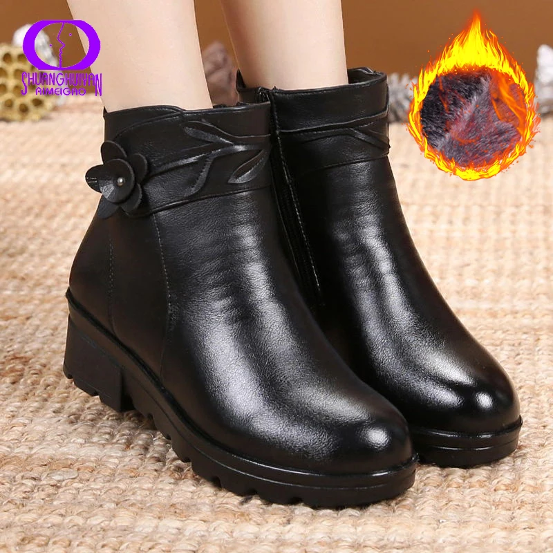 Женские бархатные ботильоны AIMEIGAO черные ботинки из искусственной кожи на