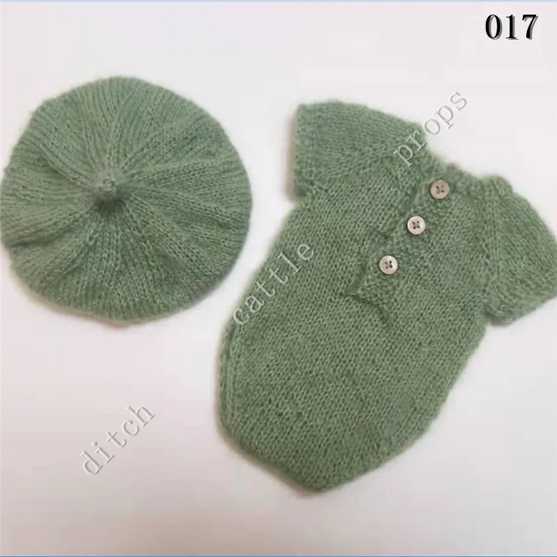

Новорожденный Подставки для фотографий, ручная вязка, мохеровые Комбинезоны & 12-точка берет