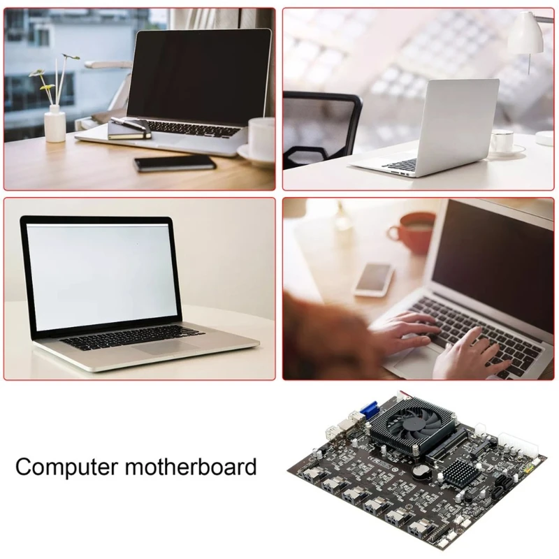 Материнская плата для майнинга LX0B CPU Group 4 Гб DDR3 SODIMM Sup порт 24 SATA жесткий диск Core I3 /3 x