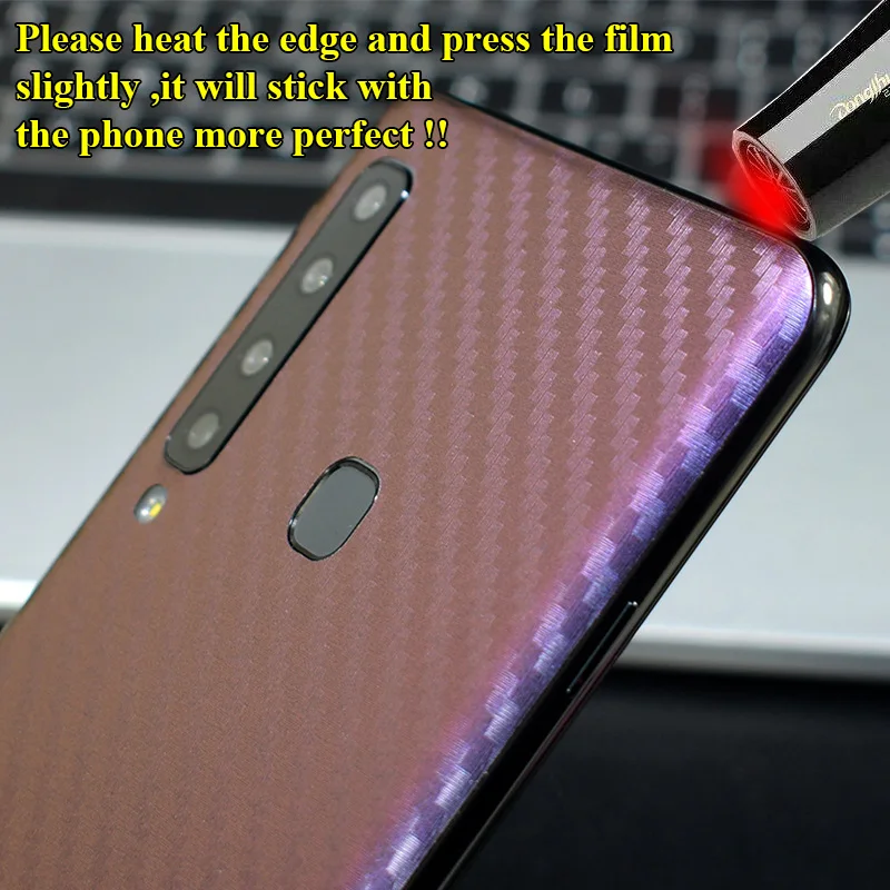 3D градиентная задняя панель из углеродного волокна для Samsung Galaxy A6s A7 A8 Plus A8s A9 2018 A9s