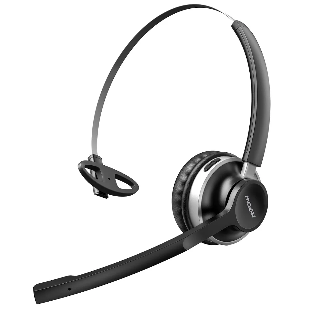 Mpow HC3 Bluetooth наушники кристально чистые Беспроводные наушники с двойным шумоподавлением микрофоны для колл-центра и водителя грузовика