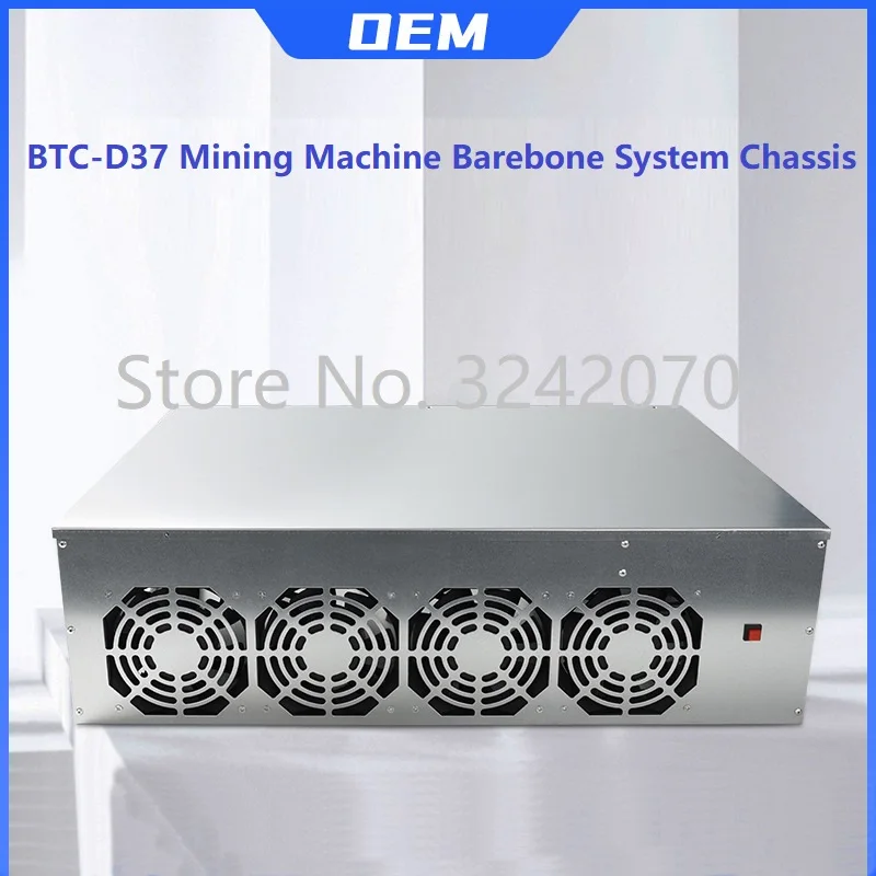 

Шасси для майнинга, BTC-D37, 8, с интервалом между видеокартами 55