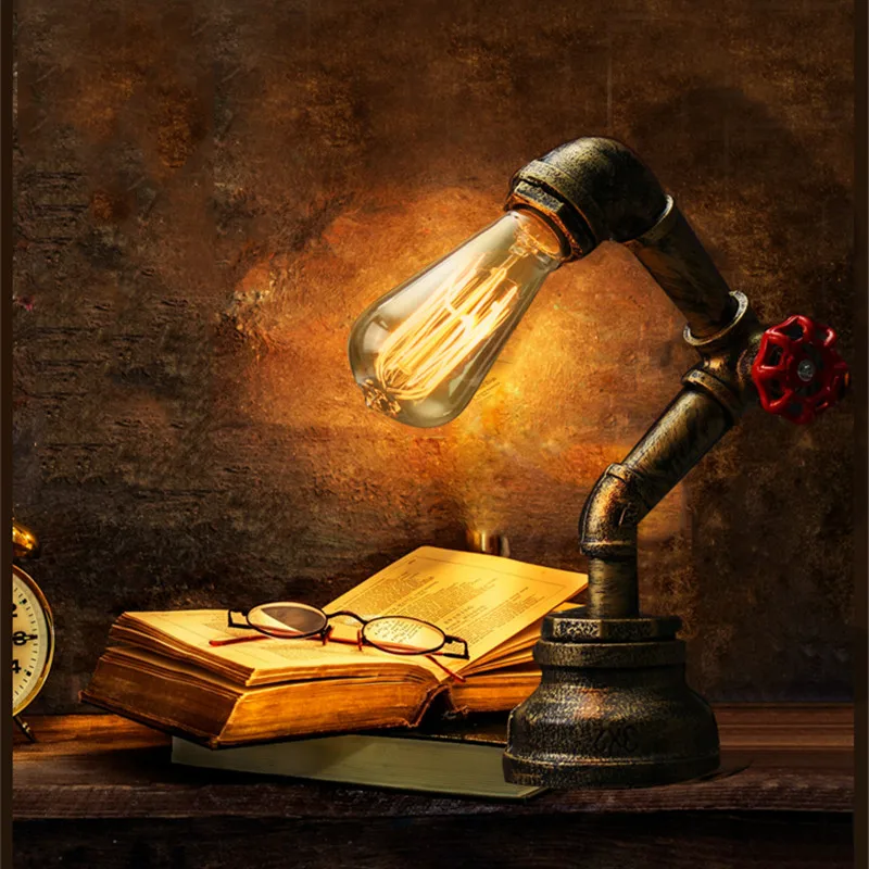 Настольная лампа в стиле ретро столовая бар кофейня кухонный стол промышленный