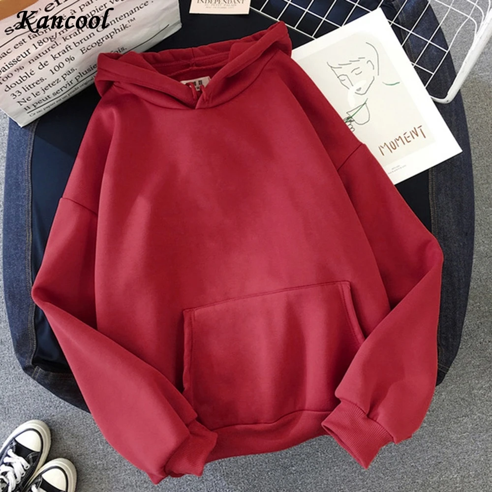 

KANCOOL Women Sweatshirt And Hoody Ladies Hooded Printed Casual Pullovers Girls Long Sleeve Spring Autumn Winter Striped