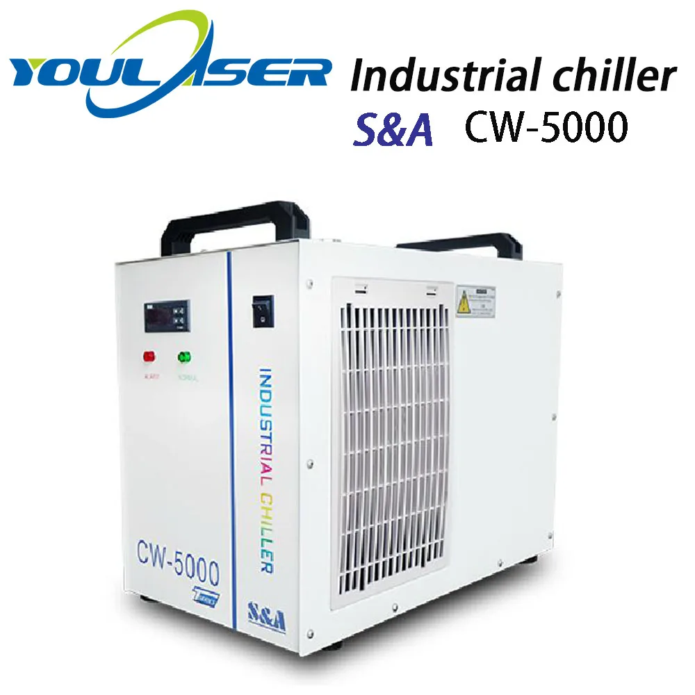 S & A CW5000 Промышленный Воздушный Чиллер для CO2 лазерной гравировки режущая машина