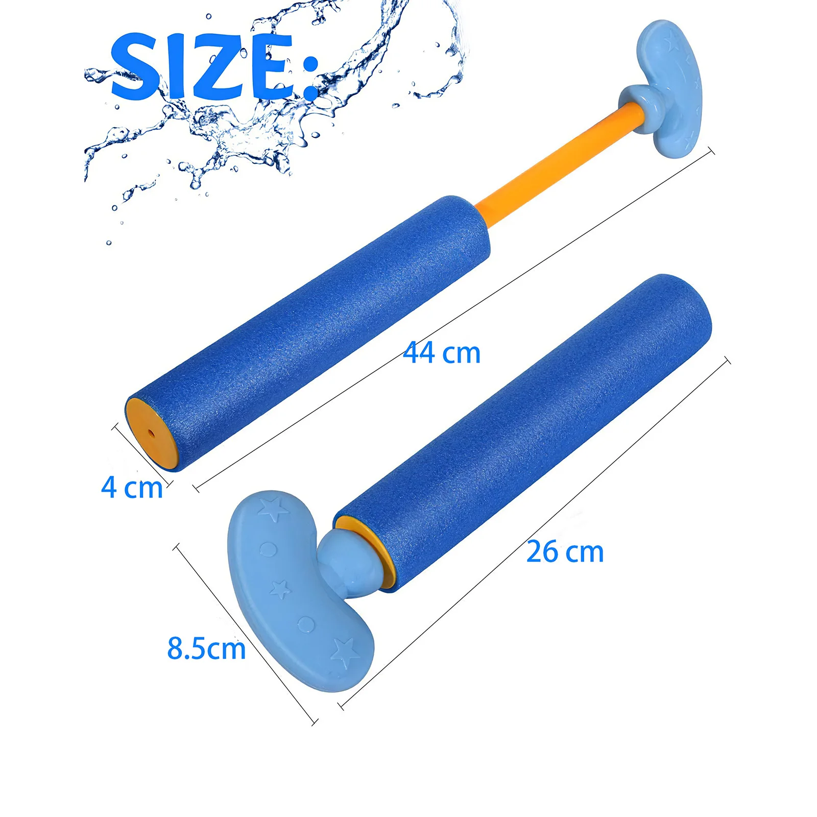 

6pcs Water Gun Toys Kids Water Shooter Foam Water Squirt Gun Beach Pool Summer Toys For Kids Children Gift Random Color