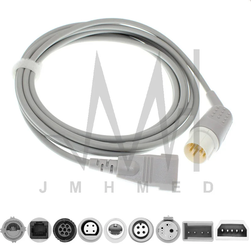 

Compatible with 10Pin Mennen Abbott,Uath,Edward,BD PVB IBP Pressure Transducer Adapter Cable