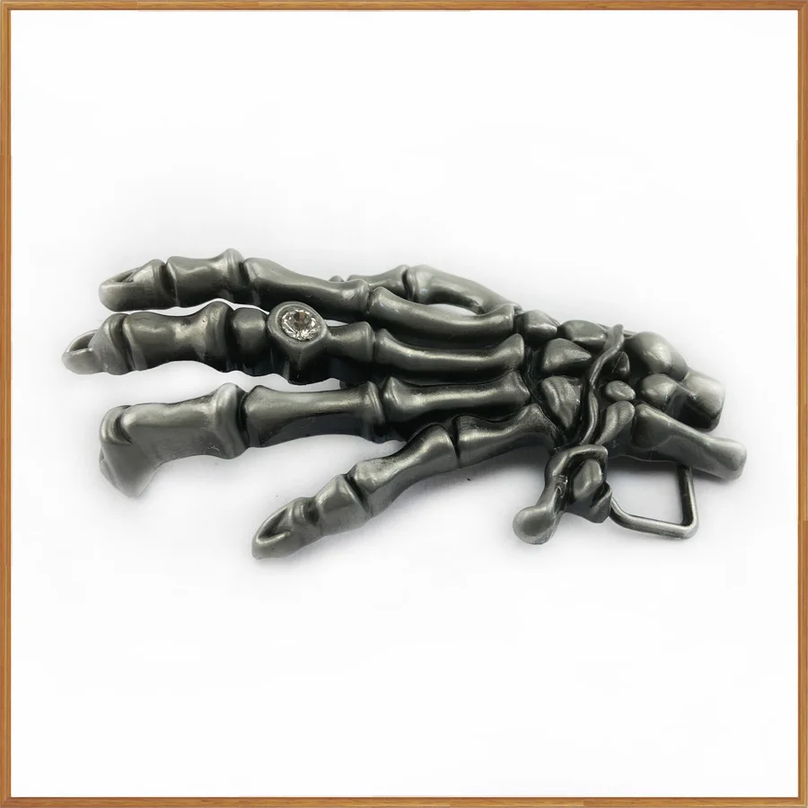 BuckleClub цинковый сплав рук скелета пряжка на ремешке FP-03610 ковбойский ремень в