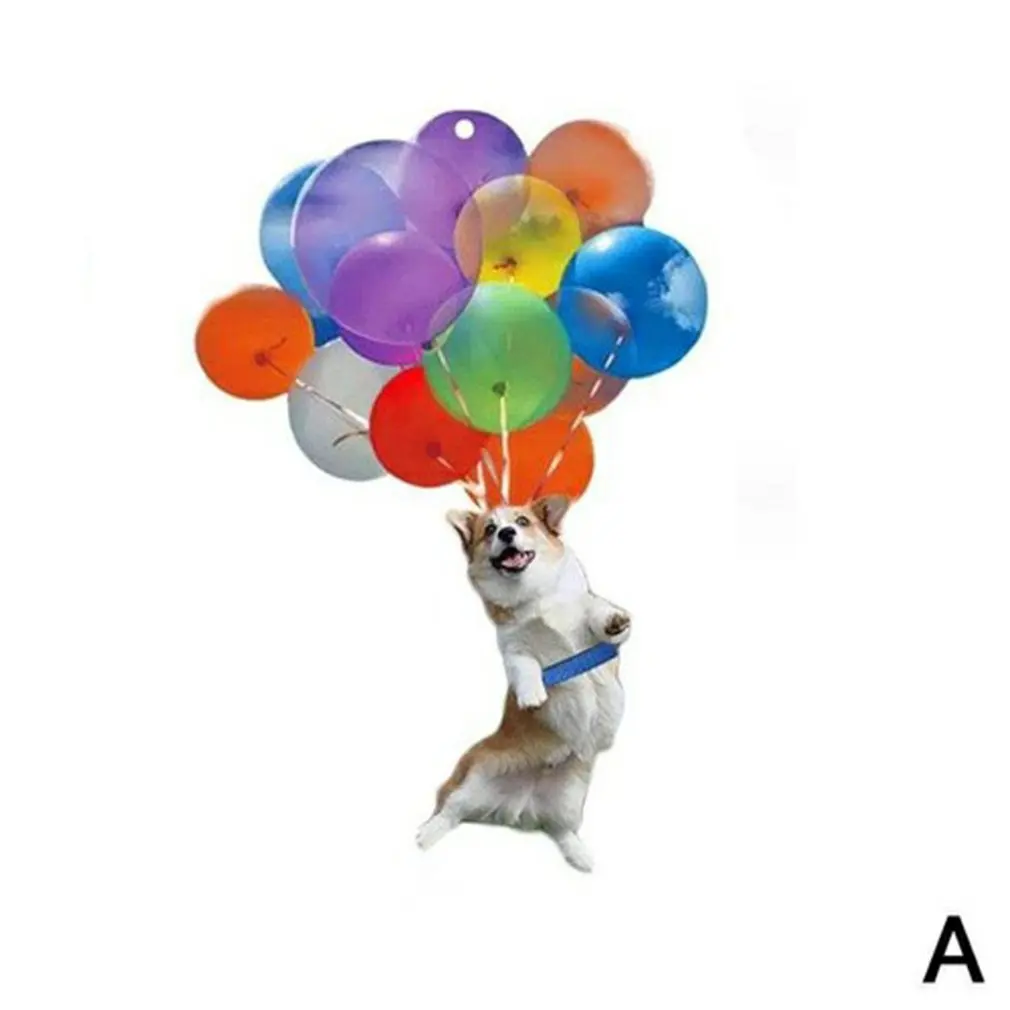

Dog Hanging Ornament With Colorful Balloon Car Hanging Ornament Car Interior Decor Lightweight Flying Dog