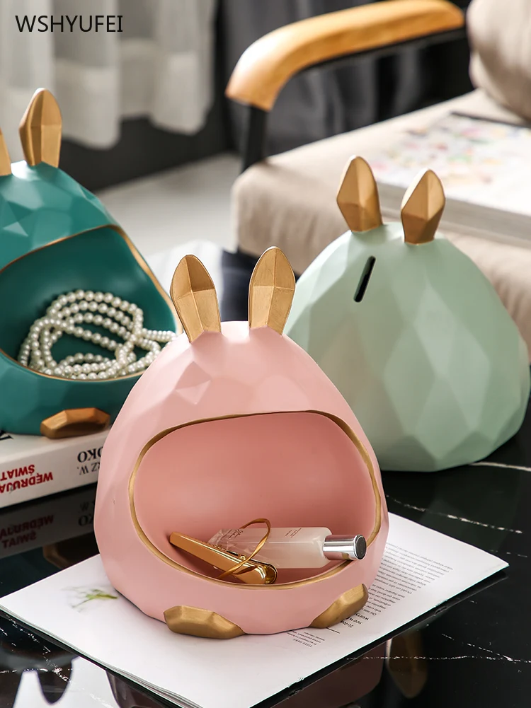 

Creative Resin Storage Decoration Candy debris container Storage Box animal Figurine Crafts Home Decor Wedding Party Ornament