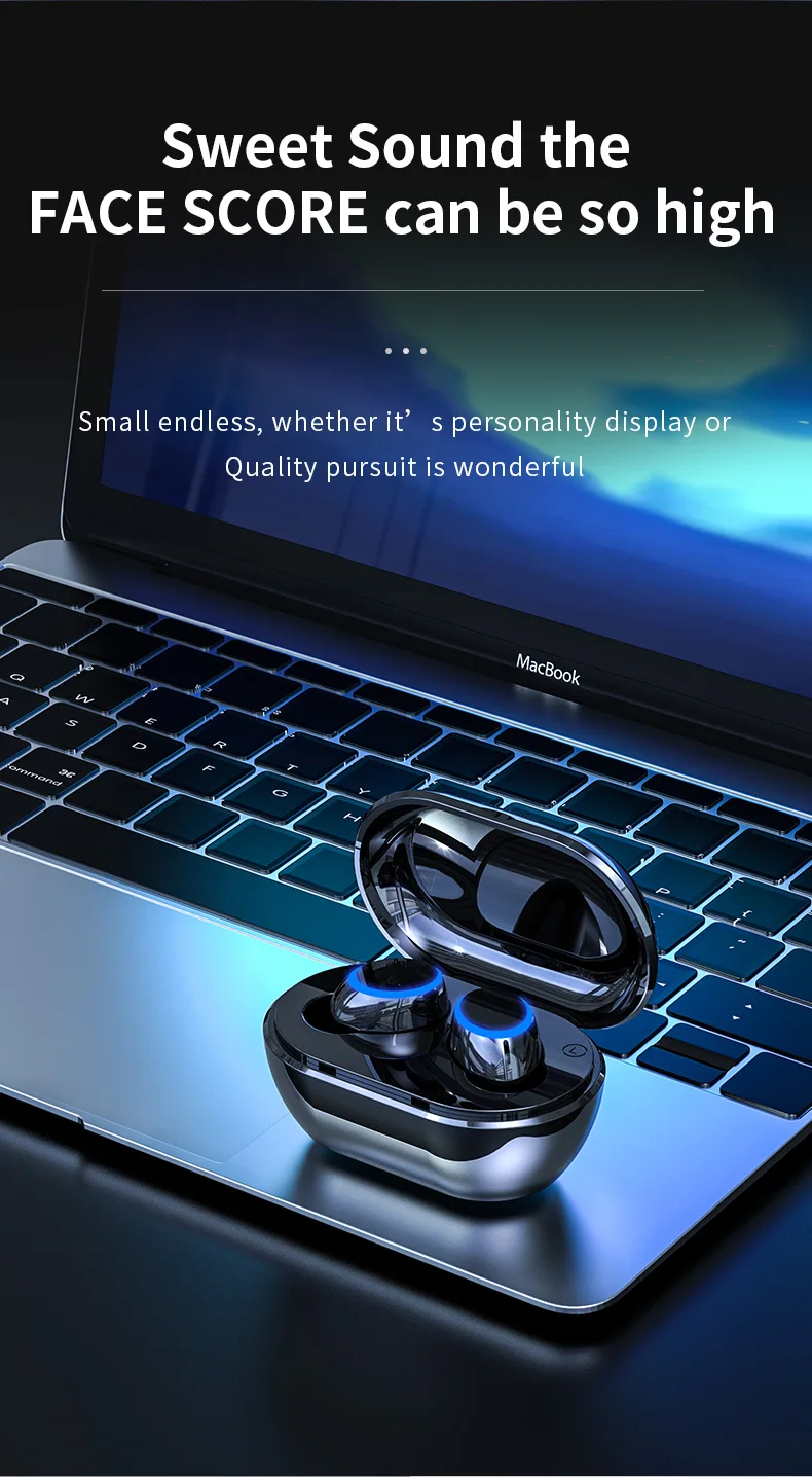 I10 TWS Bluetooth беспроводные наушники стерео объемное шумоподавление 2 шт. затычка для ушей Автоматическое Сопряжение подходит для Apple samsung