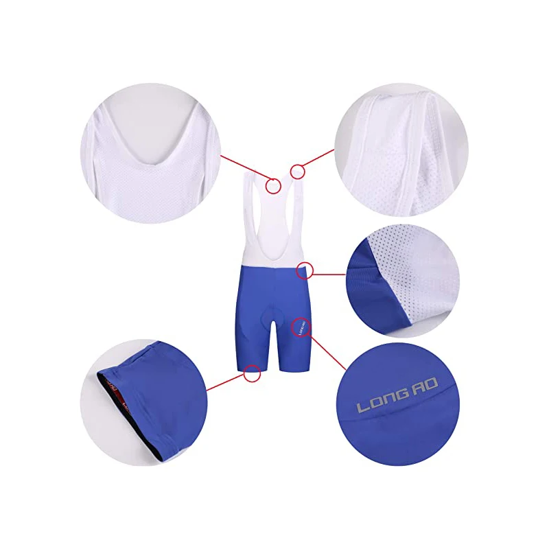 Велосипедные нагрудники LONG AO шорты дышащие мужские велосипедные колготки с