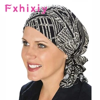 new muslim women floral print cotton headscarf turban hat cancer chemo beanies caps head wrap headwear hair loss accessories