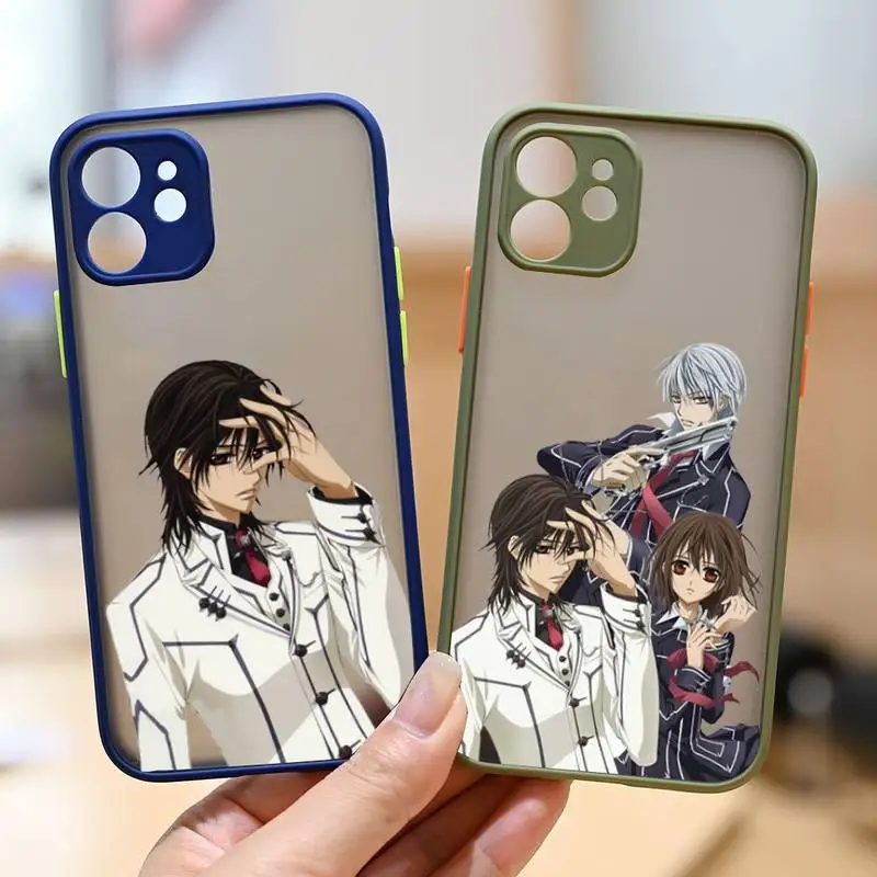 

Vampire Knight Japan anime Phone Case matte transparent For iphone 11 12 13 6 s 7 8 plus mini x xs xr pro max cover