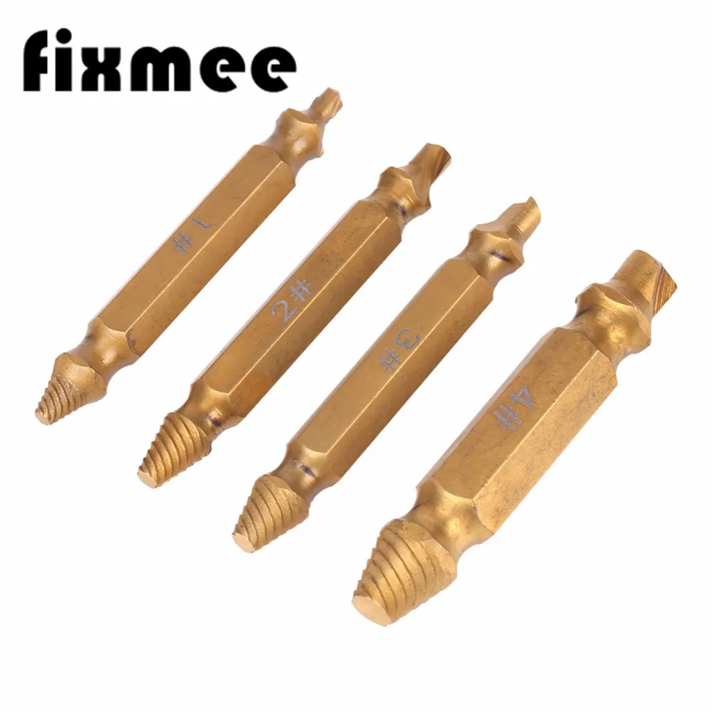 4 шт. Титан сломанный болт повреждения винт для удаления экстрактор сверла легко