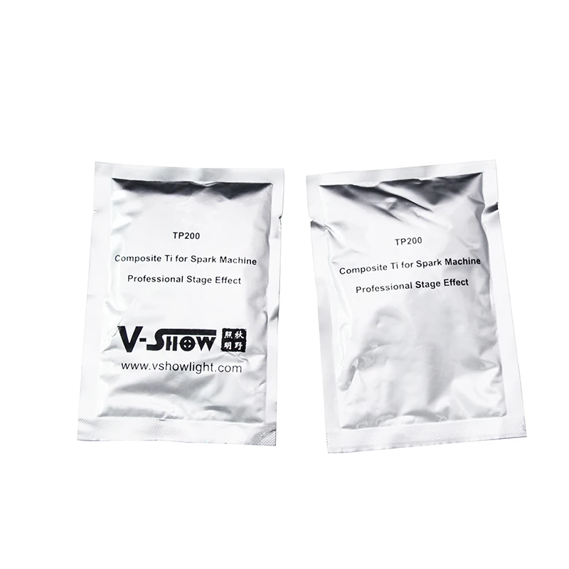 10 пакетов Ti порошок 200 г/пакет для холодной искры машина фонтанный фейерверк в