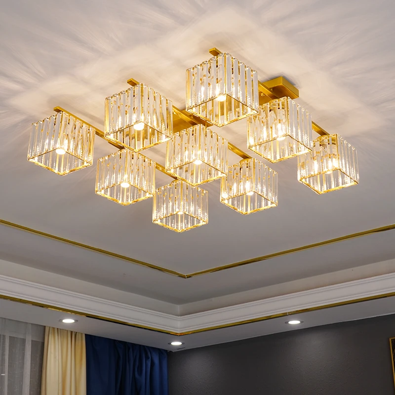 Железная прямоугольная современные светодиодные потолочные лампы светильники