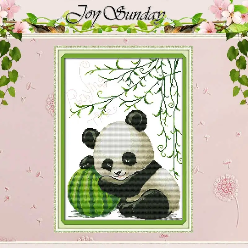 Детские рисунки панды счетный крест сделай сам 11 14CT набор крестиков для собак и
