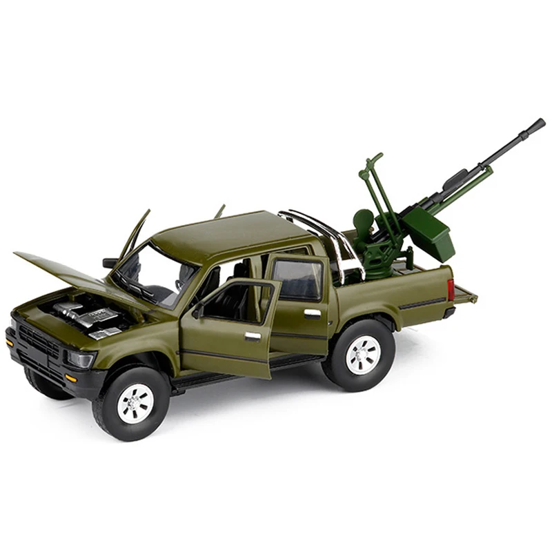 Игрушечный автомобиль масштаб 1:32 Hilux пикап из металлического сплава литая модель