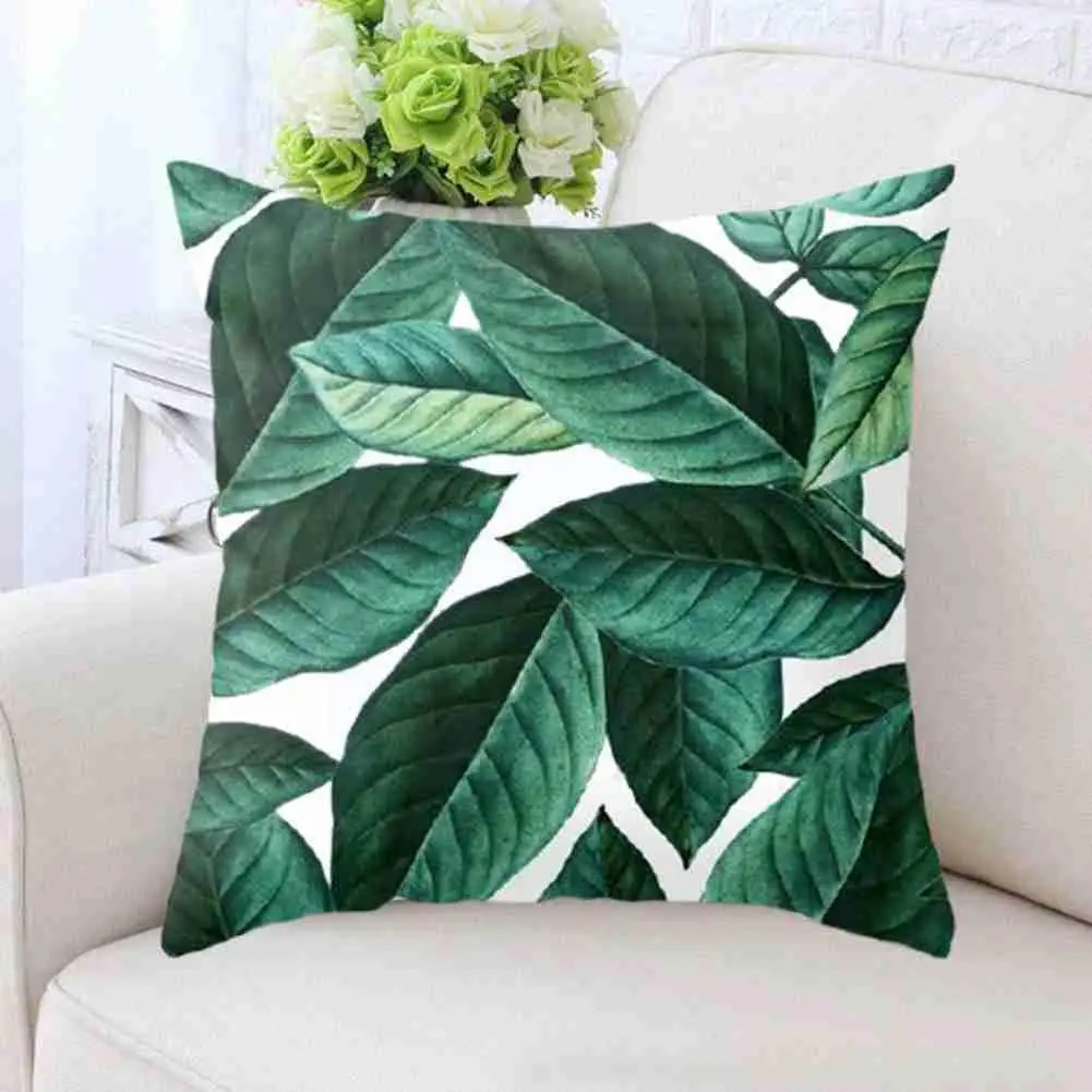 

Tropical Plants Pattern Decorative Cushions Pillowcase Decoration Polyester Pillowcover Cover Pillow A1I3 Cushion Throw Sof V4U2