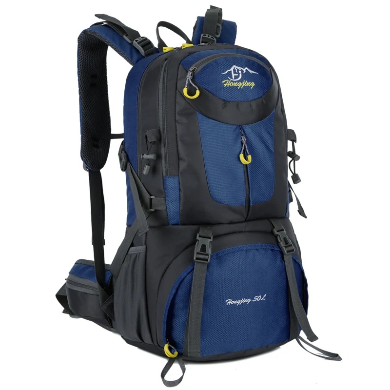 Navy Blue 40/50/60L большой Ёмкость Пеший Туризм рюкзак Для мужчин Для женщин уличные горные ботинки для скалолазания, спортивный рюкзак, рюкзак для отдыха и путешествий - Цвет: Navy Blue