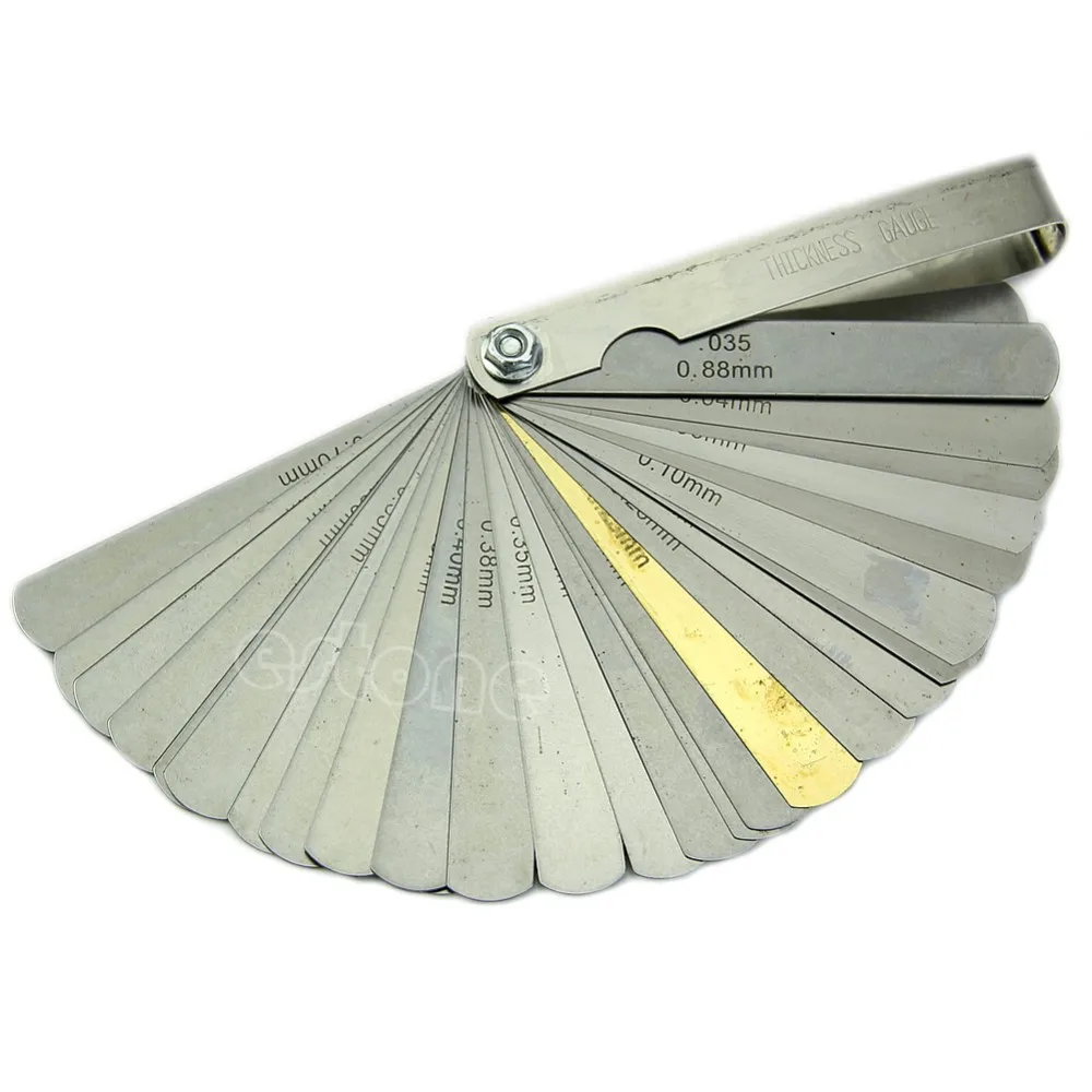 Лазерная 2481 щупа набор для настройки толщины 32 лезвие IMP/метрической + латунь