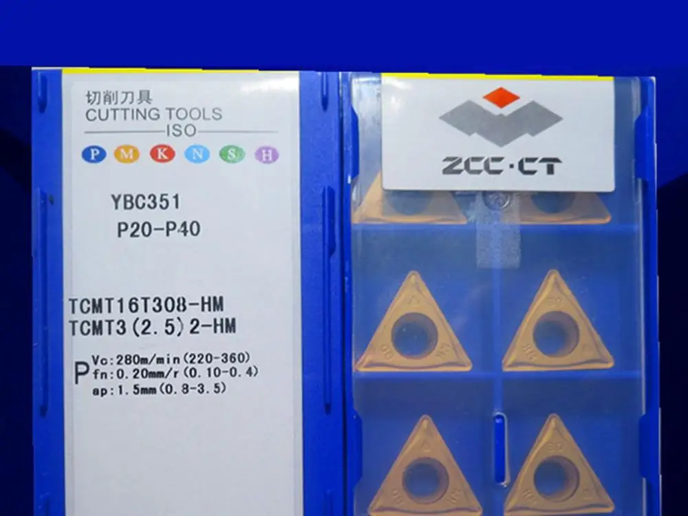 

TCMT16T308-HM YBC351 caribde inserts 10PCS