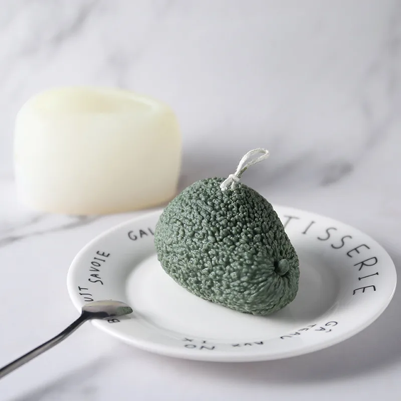 

Avocado Silicone Mold for Candle Chocolate Candy Mousse Cake Baking Mould Handmade DIY Soap Making Mold