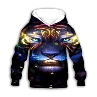 tiger 3d printed hoodies family suit tshirt zipper pullover kids suit funny sweatshirt tracksuitpant shorts 06