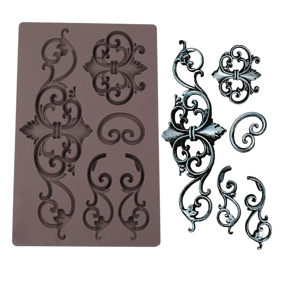 

Silicone cake mold fondant molds cake decorating tools chocolate gumpaste mold fondant tools soap mold resin molds