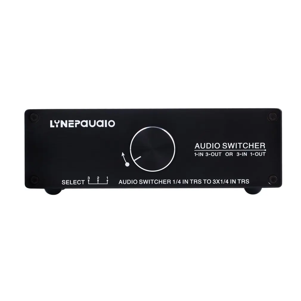 Аудио коммутатор 3 в 1 Пассивный стерео переключатель динамиков аудио компаратор