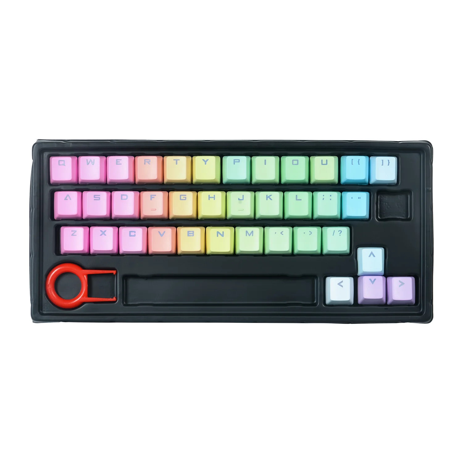 

Double Shot 37 Dyed PBT Shine Through Keyset OEM Profile Keycap For Cherry MX Switches Mechanical Keyboard 104 87 61