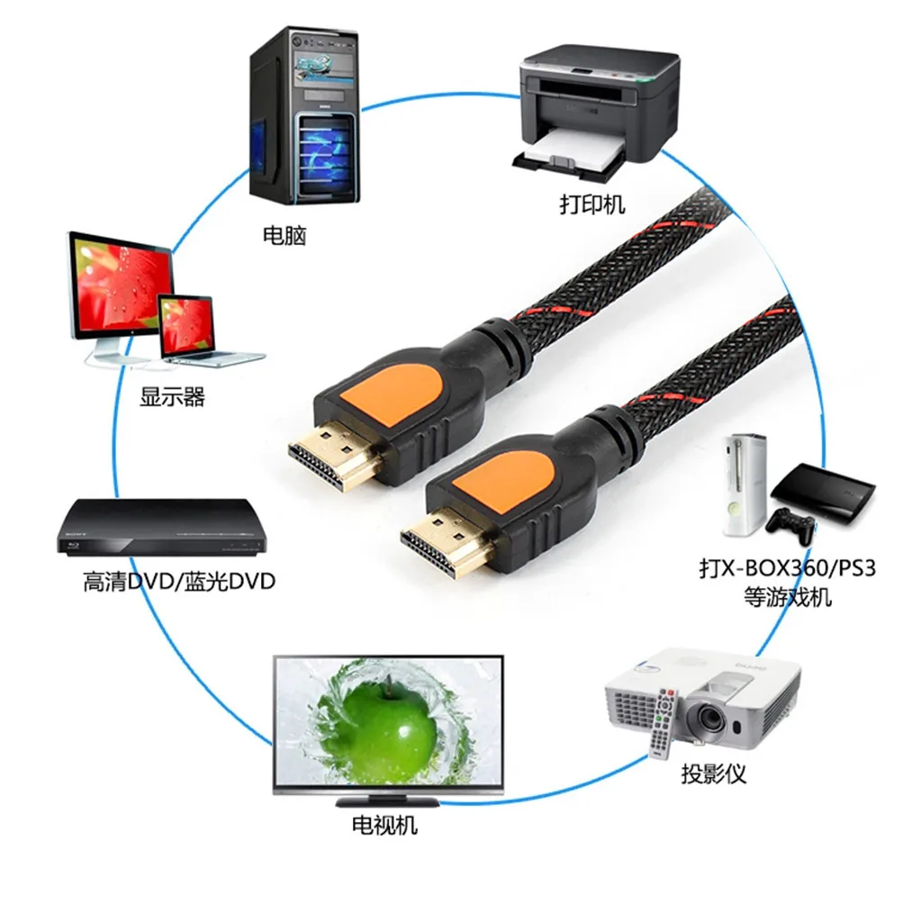 4K HD к кабель преобразования 60 Гц для компьютера ТВ ноутбук подключенный проектор