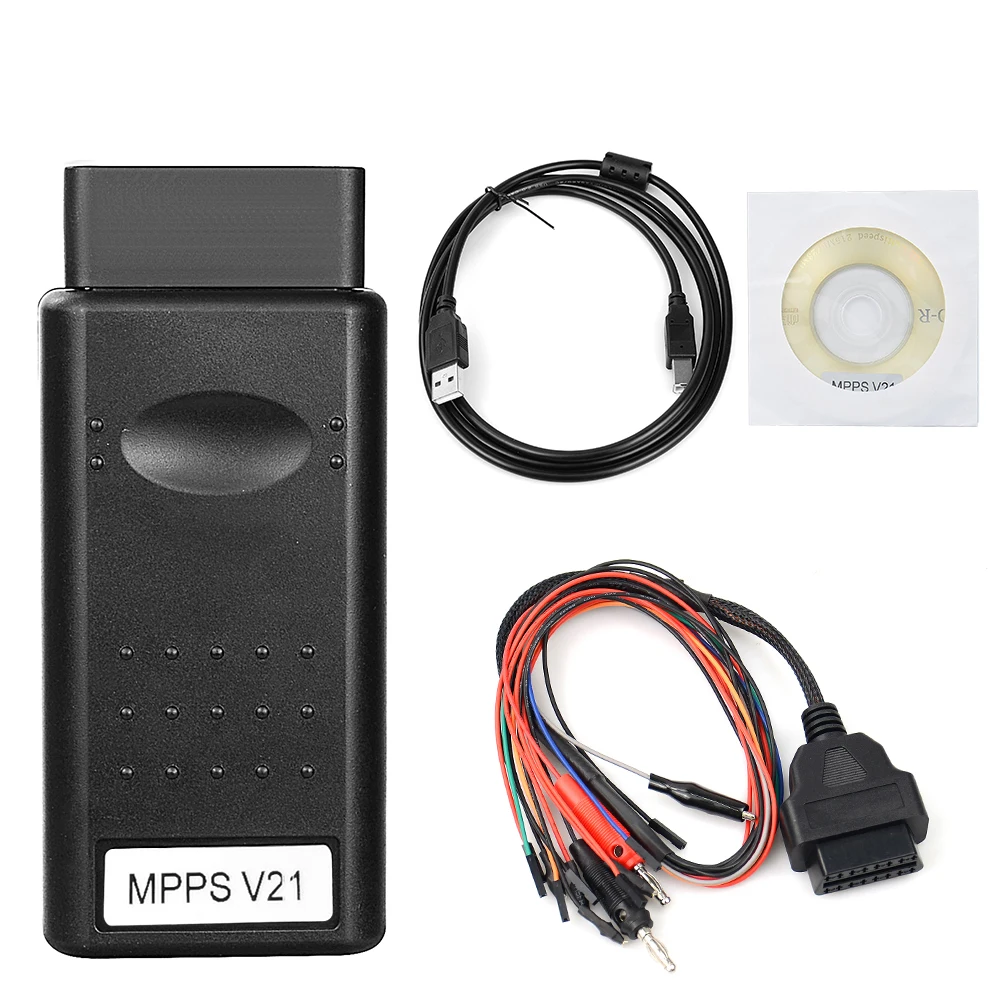 MPPS V21 чип с автонастройкой ЭБУ интерфейс V16 для EDC15 EDC16 EDC17 16 Многоязычный CAN Flasher Remap