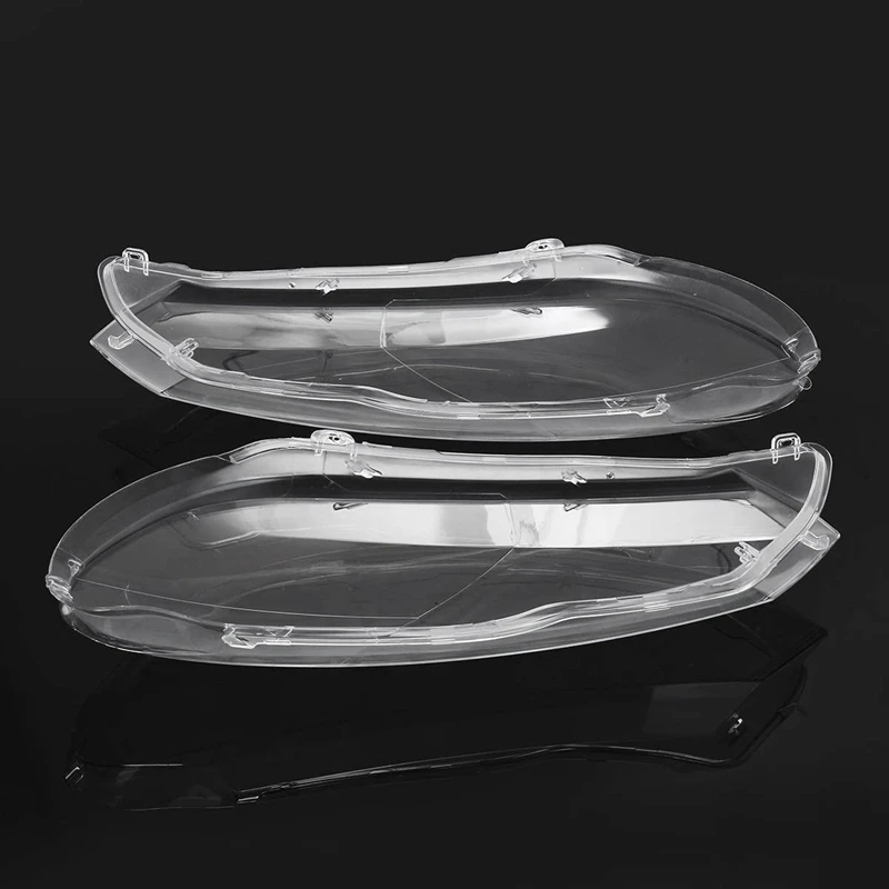 

2Pcs Car Clear Headlight Head Light Lamp Lenses Dust Cover Shell Plastic For Vw For Volkswagen Golf 6 2010-2014 Front Head Light